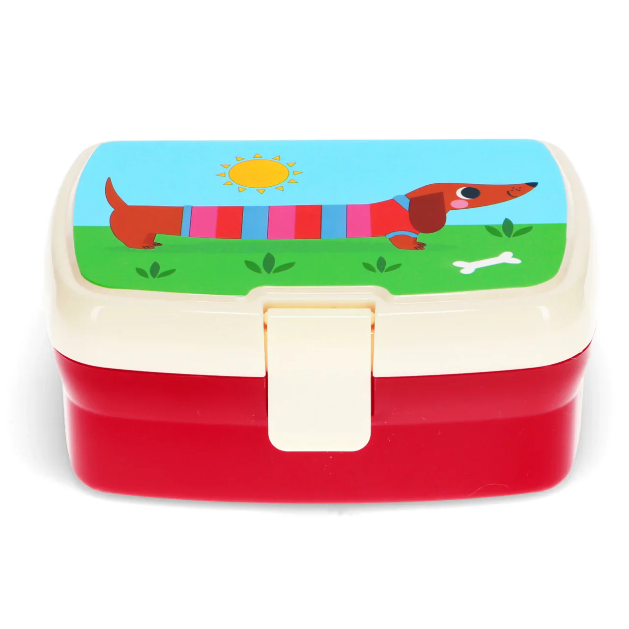 Rex London: Lunch Box Sausage Dog Blue