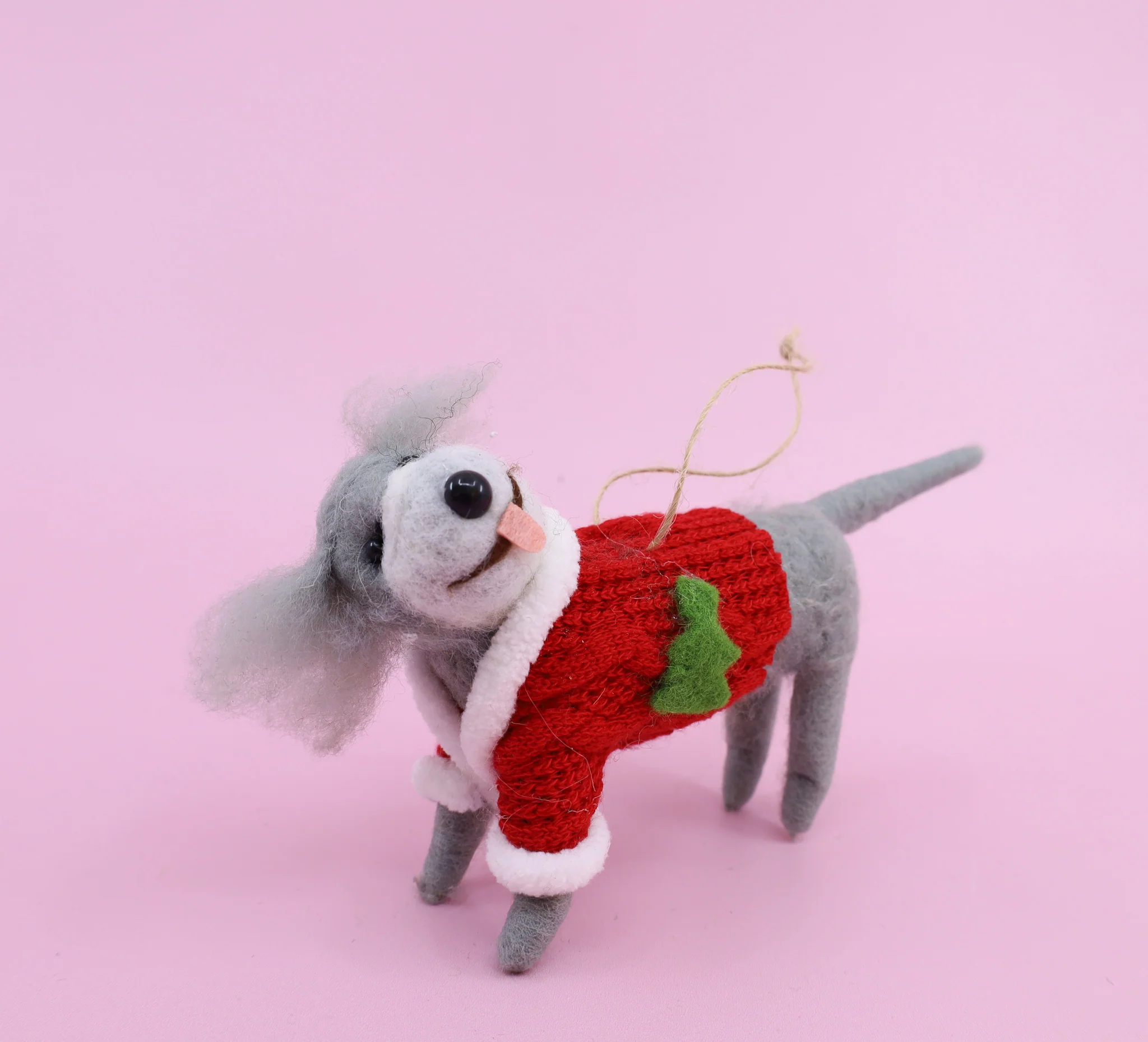 Merry Max in His Festive Sweater - Christmas Ornament
